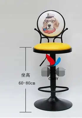 Гладить Art барный стул поворотный современный простой барный стул 002