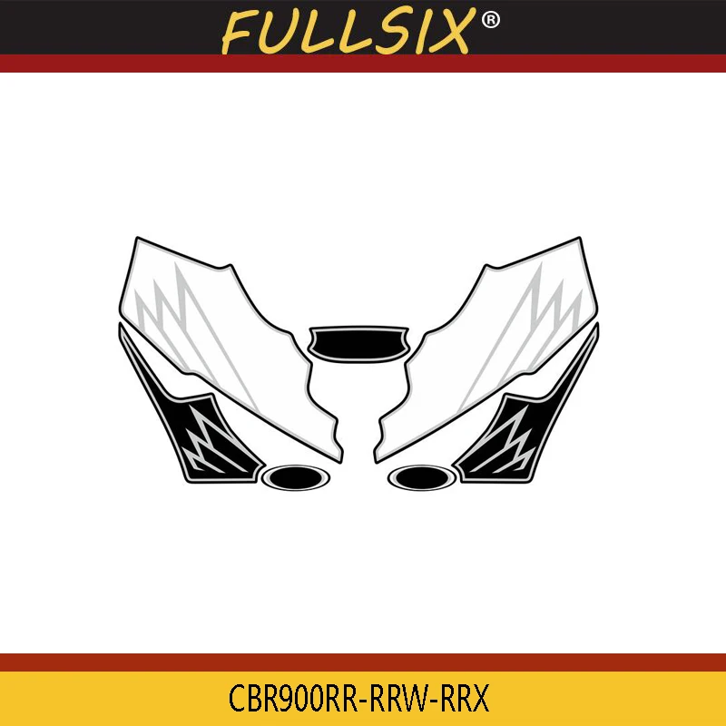 

Front Fairing Motor Number Board 3D Gel Protector for HONDA CBR900RR-RRW-RRX 1995-1999