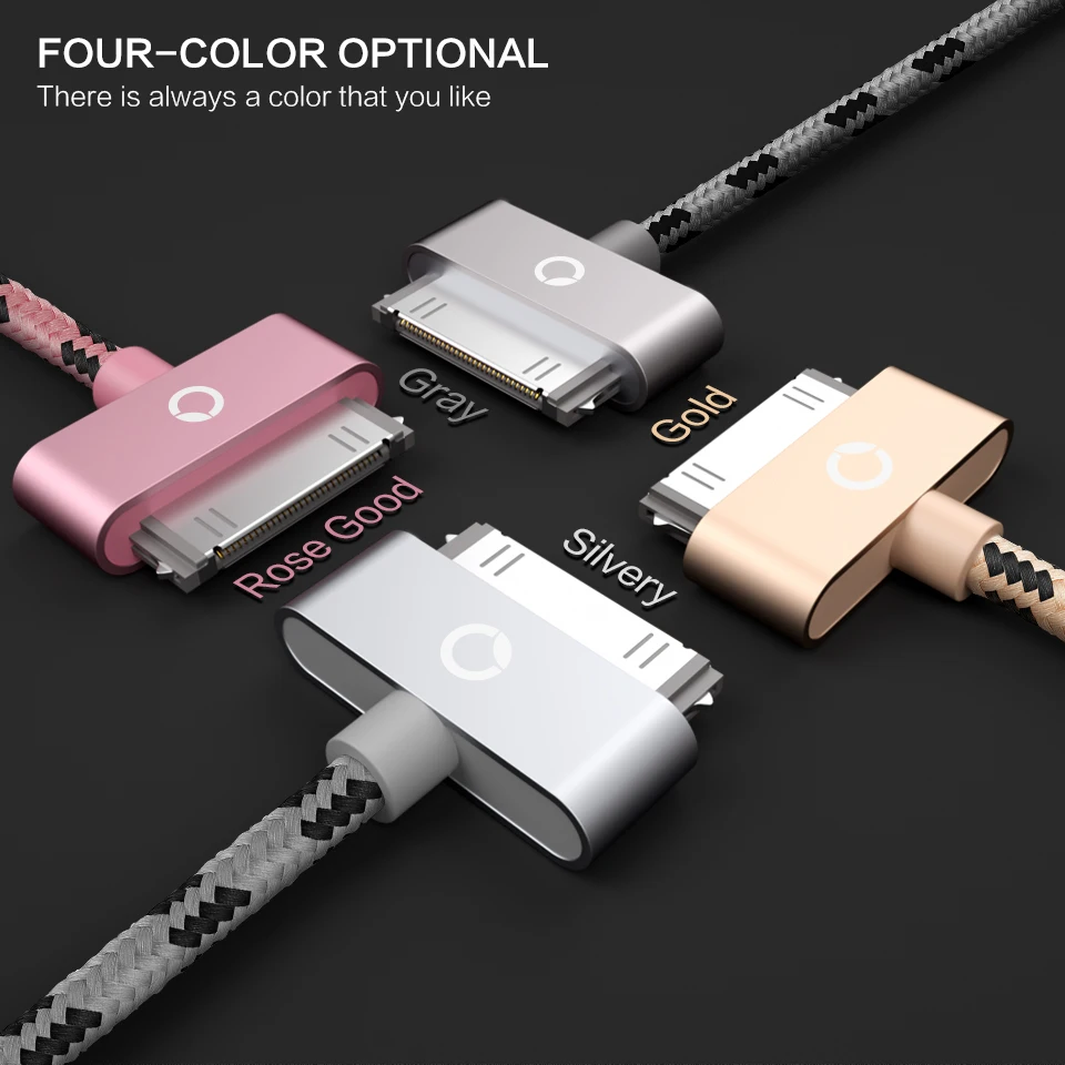 PZOZ USB кабель для быстрой зарядки для iphone 4 s 4s 3g S 3g iPad 1 2 3 iPod Nano itouch 30 Pin зарядное устройство адаптер для синхронизации данных шнур