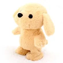 GGS  Cute Novelty Electronic Talking Walking Sing DOG Plush Toys Best Early Educational Toy Speaking Sound Stuffed Electric Pets