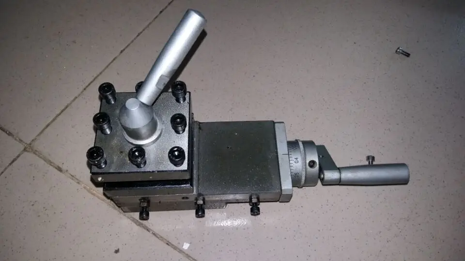 

Multifunctional tool post crafts lathe tool rest The micro lathe tool rest, DIY lathe parts Tool Holder