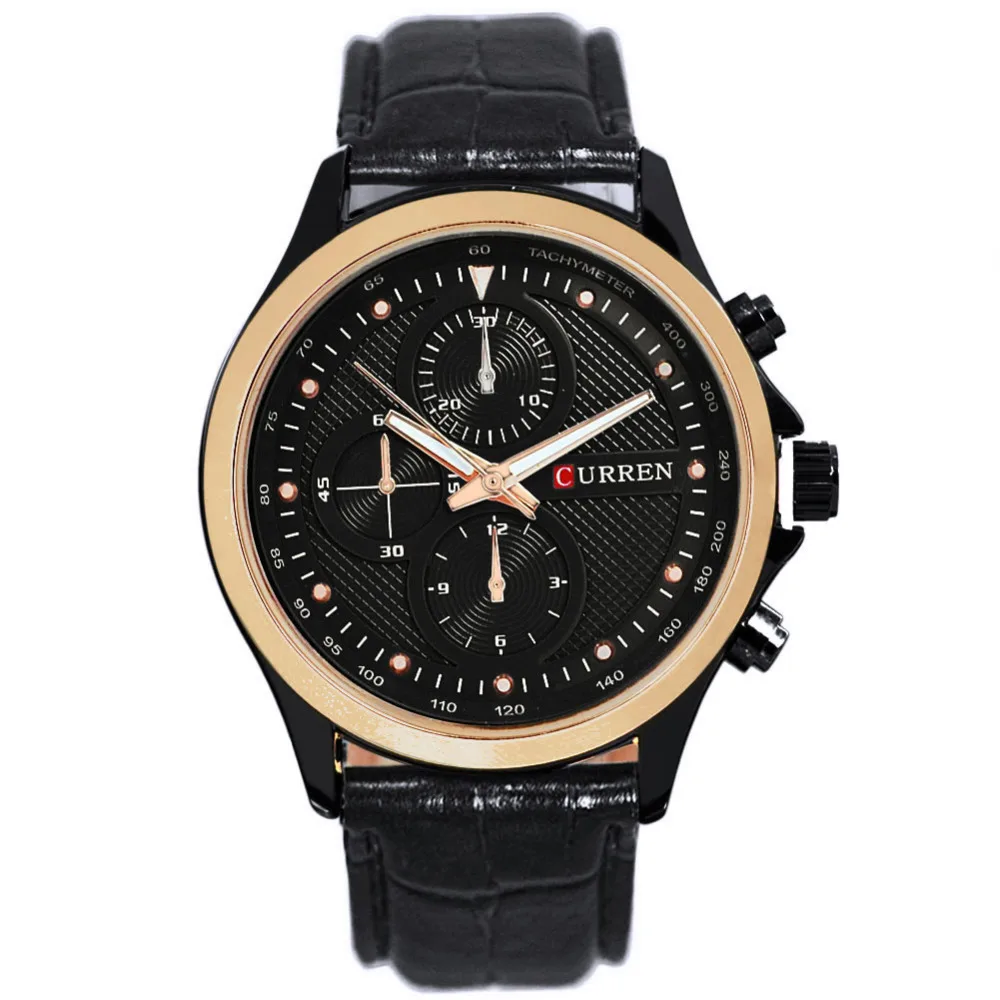 

CURREN Luxury brand men military watch leather strap fashion casual watches men waterproof Japan men quartz wristwatches Relojes