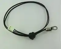 Fast Free ship 100pcs/lot Temperature sensor copper ring 4.2MM 10K 5% 3435 cable 500MM with 2.54 terminal NTC thermistor