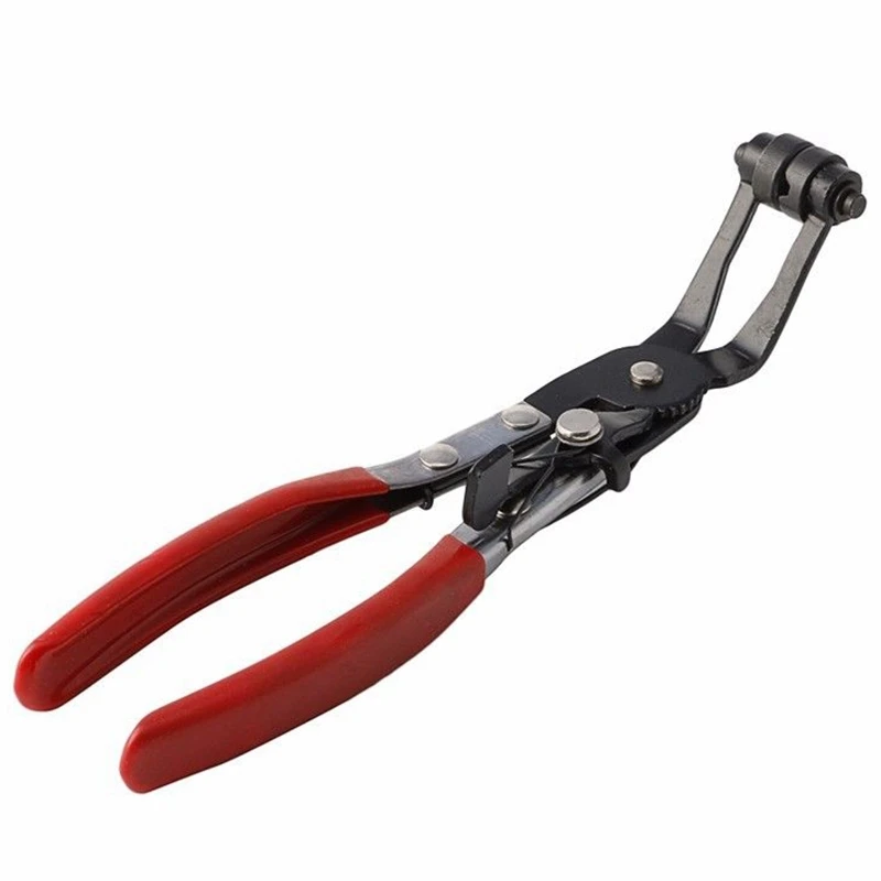 

1PC Bent Type Nose Pliers Angled Swivel Jaw Locking Plier Car Vehicle Pipe Hose Clamp Fuel Coolant Clip Repair Tools