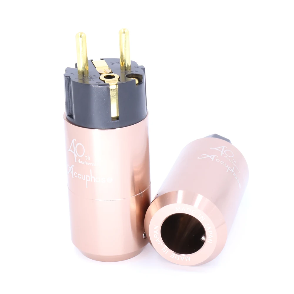 

Accuphase 40th EU Schuko Power plug IEC Connector Amplifier CD DVD player AC power cord power cable plug DIY Mains
