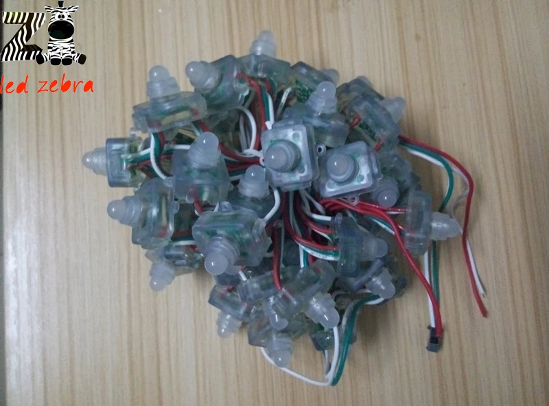 

ws2811 full color square led pixel module,ip68 waterproof string individually addressable for advertisement screen