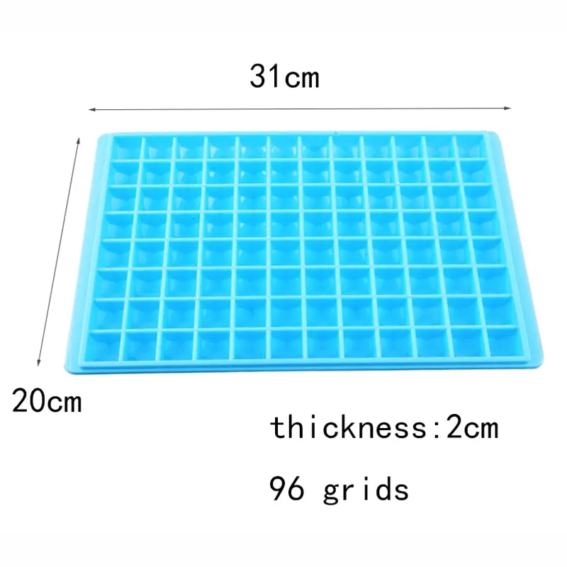 B 1X1 см, силиконовая форма для мороженого, форма для шоколада, аксессуары для напитков, кубик для льда, 150/160 сетчатый лоток с формой для кубиков льда