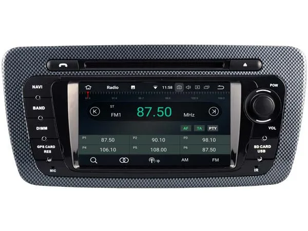 Cheap ELANMEY advanced gps navigation For SEAT IBIZA 2009-2013 car accessories android 9.0 CAR DVD multimedia radio stereo bluetooth 5