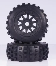 Baja 5 T / 5SC Rear Dirtland ruedas y neumáticos 2 unids 95159