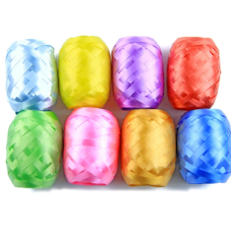 

6pcs/bag Balloon Ribbon Fastener Gift String Package Ribbon Craft DIY Christmas Ribbons