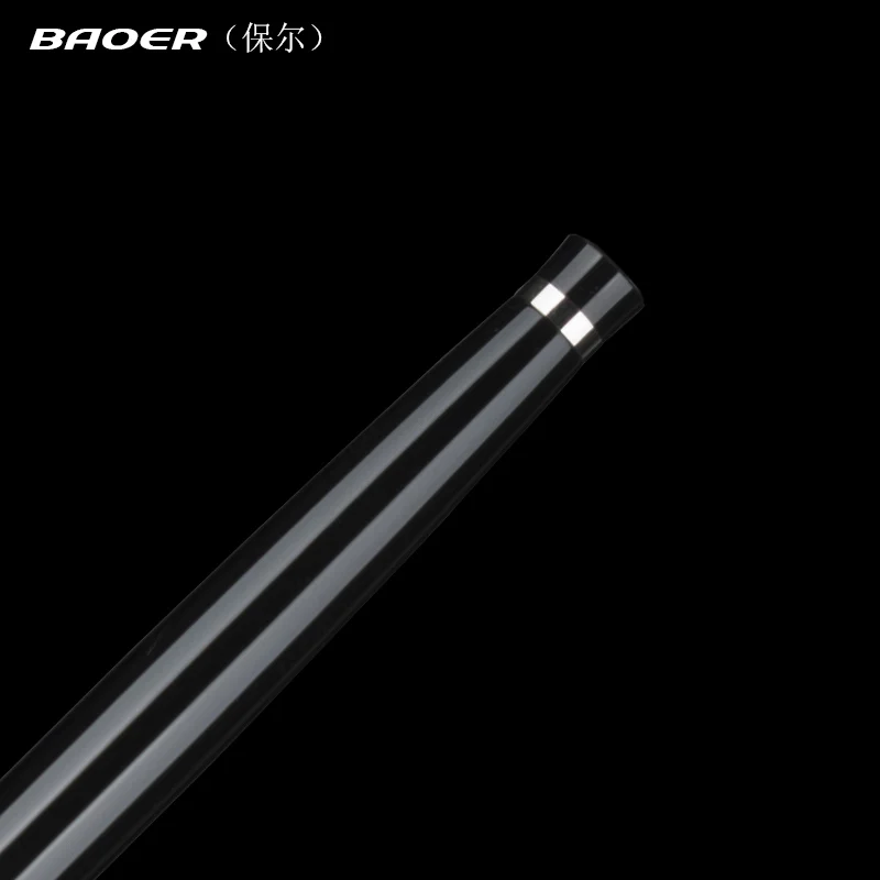 Baoer 508 Роскошная металлическая шариковая ручка 0 5 мм черная офисная деловая