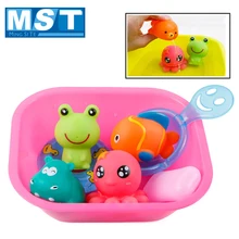 Детские Игрушки для ванны, детские игрушки для купания, красочные мягкие плавающие резиновые игрушки для ванной