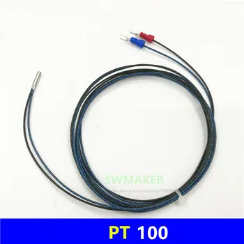 

SWMAKER 3*15mm PT100 temperature sensor 1.5 meter hot platinum resistor, Germany imported resistor core 3D printer accessories