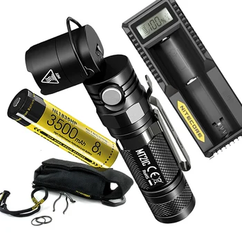 

NITECORE MT21C Multi-functional Flashlight Kit CREE XP-L HD V6 max 1000 lumen 90 Degree Adjustable torch beam distance 184 meter