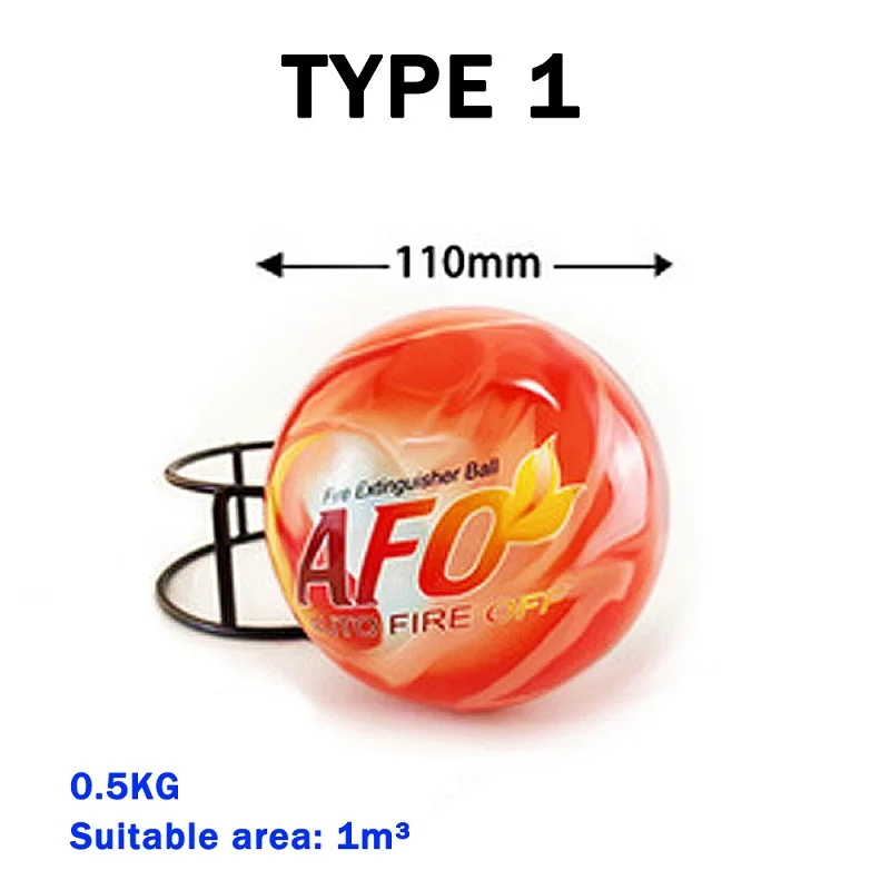 Новое поступление AFO Автоматический Огнетушитель мяч легко бросить единый огонь потери безопасности при работе с 0,5 кг/1,3 кг Авто активации - Цвет: TYPE 1