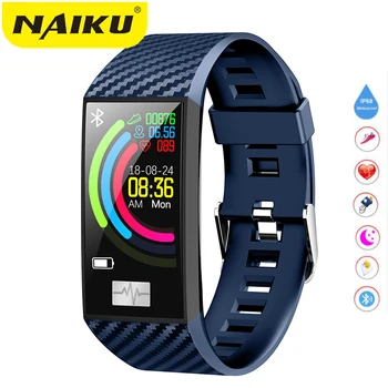 

New DT58 Smart Band IP68 Waterproof Heart Rate Measurement 1.14 Inch IPS Large Screen Smart Watch for Android IOS Smart Bracelet