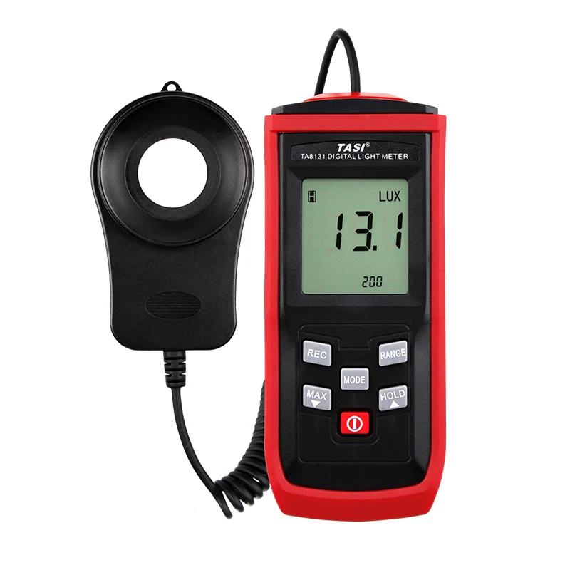 

TA8131 Handheld Split Digital illuminometer Light Lux Meter Photometer 100,000Lux Brightness Meter LUX/FC MAX MIN Value Hold