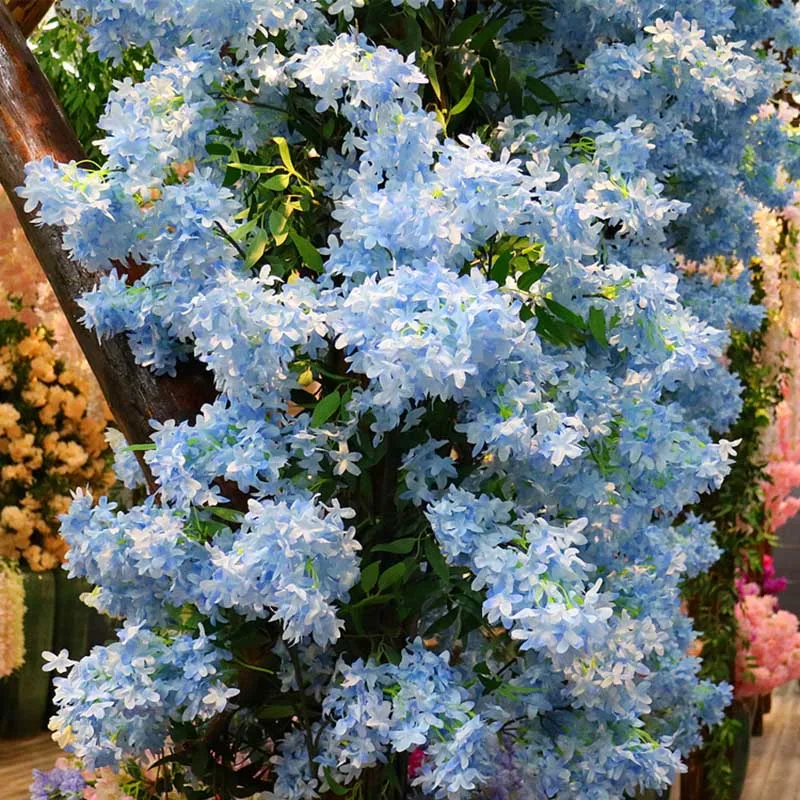 

Silk Artificial Flowers Encryption Cross Cherry Blossom Simulation Wedding Home Decoration Fake Vase Flower