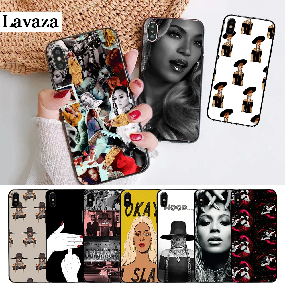 

Lavaza Beyonce I slay cartoon Silicone Case for iPhone 5 5S 6 6S Plus 7 8 X XS Max XR
