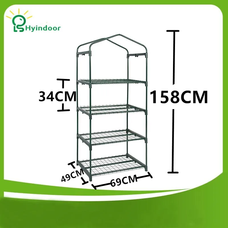 Hyindoor Садовые принадлежности сельскохозяйственная теплица ПВХ осыпь мини теплица Sunroom для садовых растений Солнечный серр Жардин