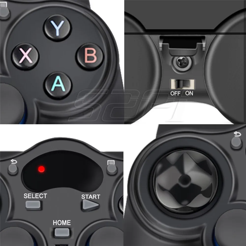 Беспроводной игровой контроллер 52Pi 2 4G джойстик для ПК Raspberry Pi RetroPie Android Smart TV Box