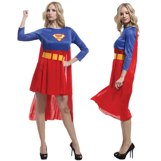 Hollywood Movie Sexy woman Superhero adult costume fancy dress Outfit