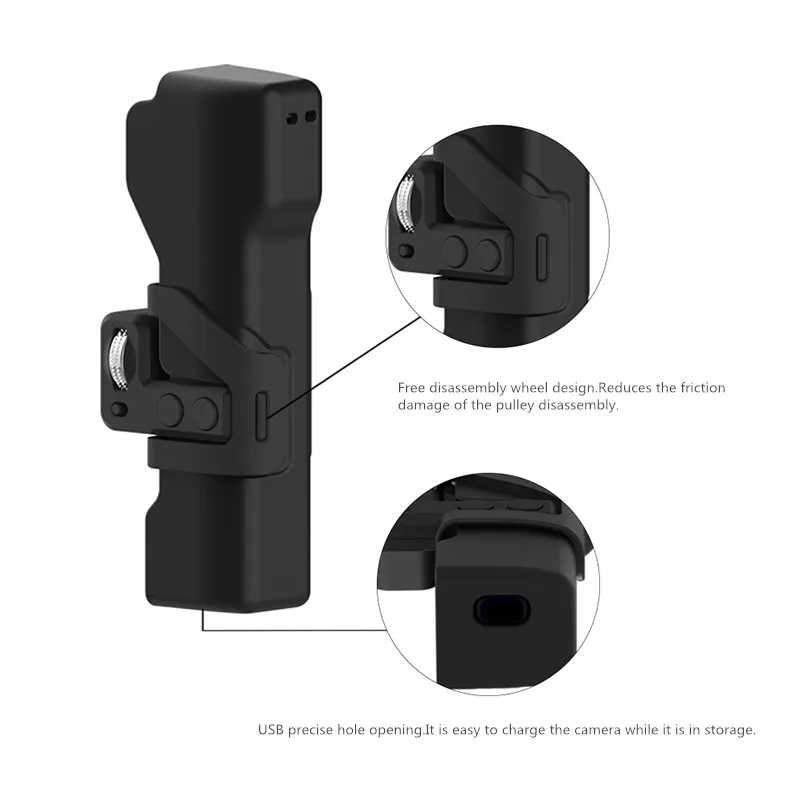 Portable case Storage protection Box Hardshell With strap for DJI OSMO Pocket Handheld Gimbal Camera 1 (6)