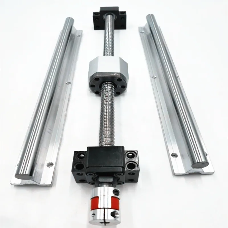 3 линейные направляющие SBR16-435/543/270 мм+ 3 знака после ШВП RM1605-240/350/460 мм+ 3 комплекта BK/BF12+ 3 знака после смены навесного оборудования для X Y Z фрезерный станок с ЧПУ