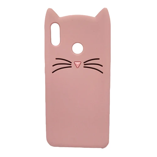 Pink Cat Мягкий силиконовый чехол для телефона huawei P Smart чехол милый 3D Ститч Кот Единорог задняя крышка для Honor 10 Lite Роскошный чехол - Цвет: Pink Cat