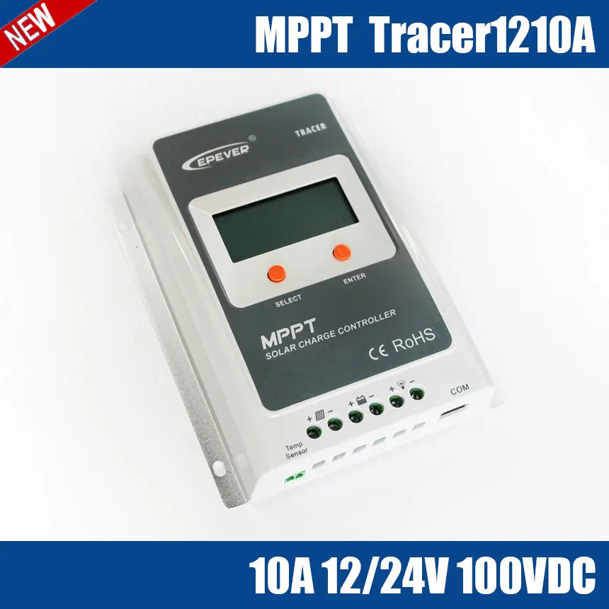 

Tracer1210A MPPT 10A 100V solar charge controller LCD display design for home system, outdoor lighting, signals,