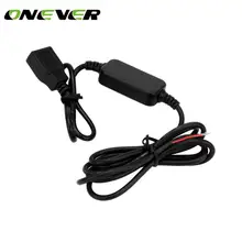 Onever 15 Ватт двойной Напряжение USB адаптер 12 В до 5 В пост преобразователя 3A двойной USB конвертер понижающий модуль автомобильные аксессуары