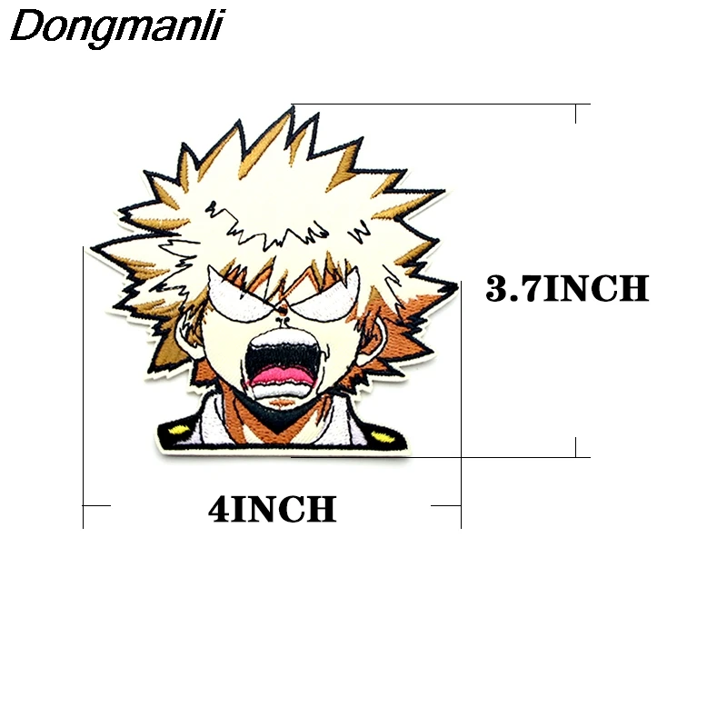 P3824 Dongmanli Boku no Hero Academy вышитый аниме вышитый Железный На Аппликация значок для одежды футболка рюкзак