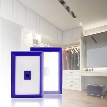 

2018 New Fashion Cabinet Light COB LED Wireless PIR Auto Motion Sensor Infrared Night Light Cabinet Stair Lamp Bedroom Lamp