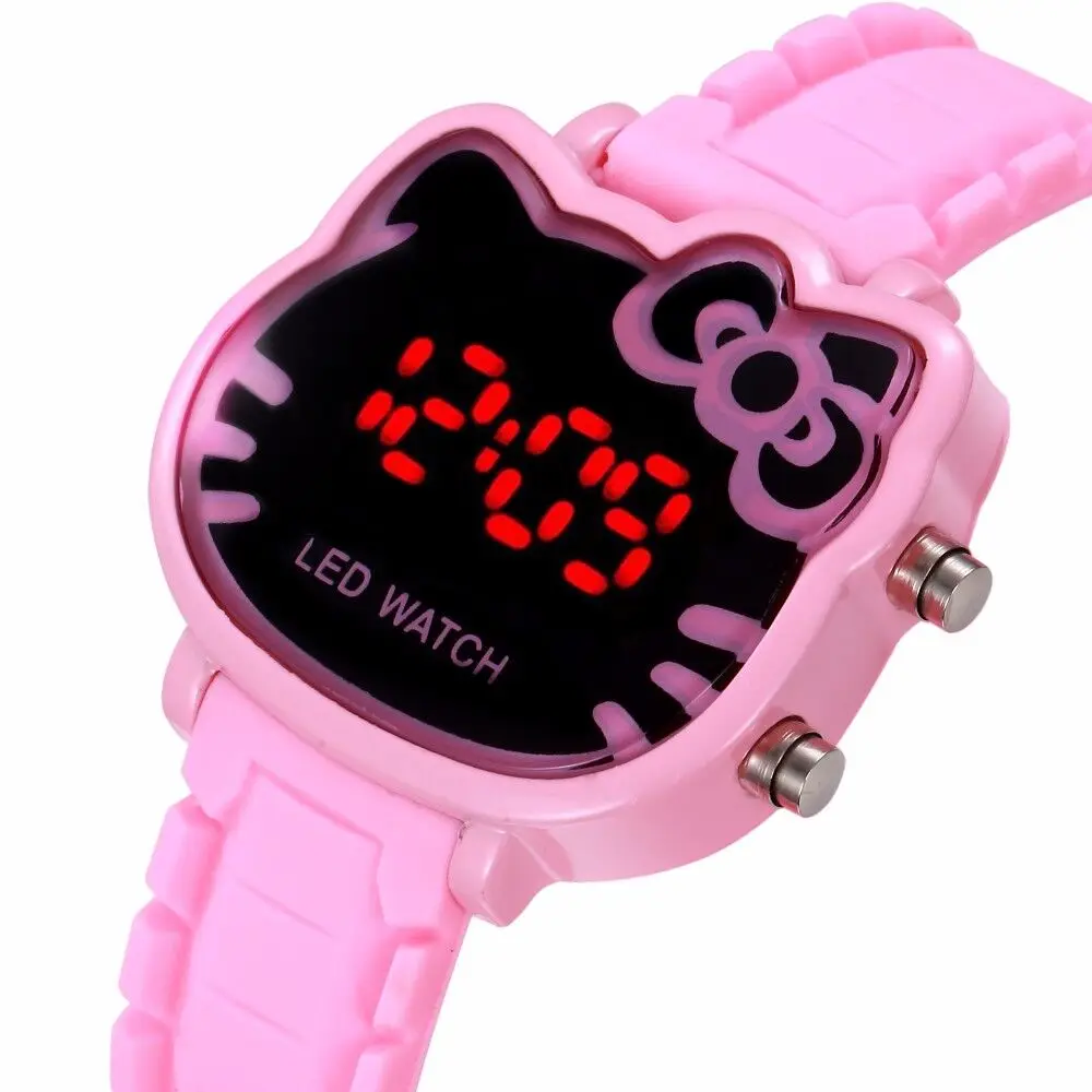 2020 Simple Brand LED Hodinky Children Watches Quartz Cartoon Wrist Watch Girls Silica Gel Clocks Ceasuri Saat Relogios infantis