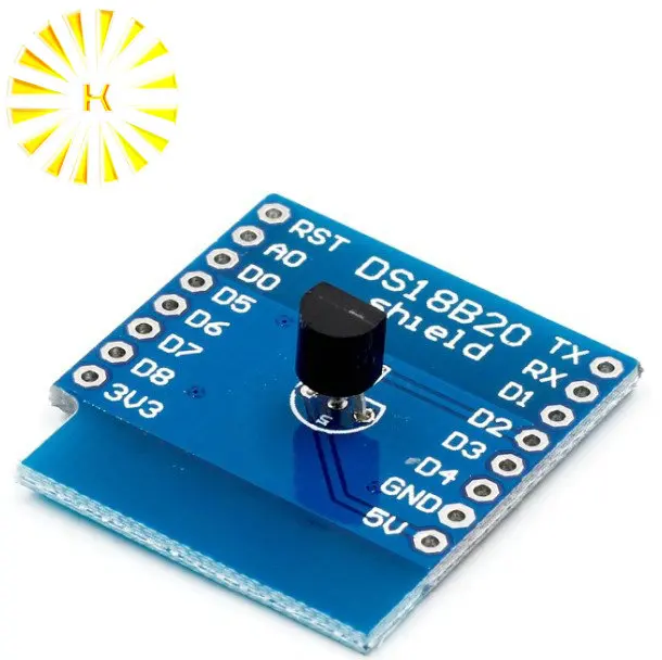 Датчик температуры DS18B20 Wemos D1 Mini Pro ESP NodeMCU соединитель | Обустройство дома