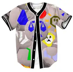 RuneScape руны Джерси 3D печатных уличная малыш Буу оригинальный overshirt Топы корректирующие Гоку закат модель рубашка Для женщин/Для мужчин;