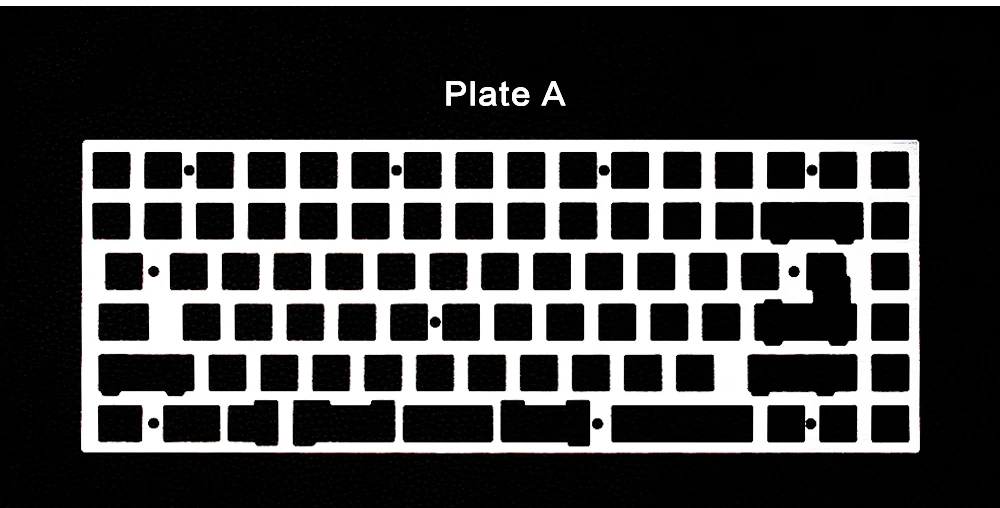 KBD75 REV 2,0 PCB(USB TYPE-C) kbd75 pcb alu plate