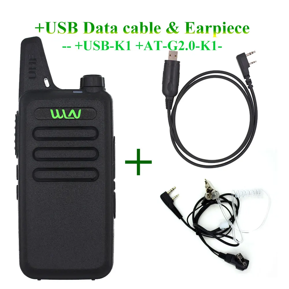 Мини Walkie Talkie WLN KD-C1UHF 400-470 MHz 5W с 16 каналами двухстороннее радио