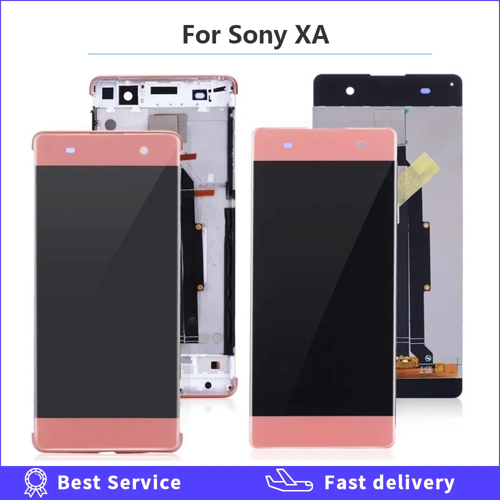 ЖК-дисплей для Sony Xperia XA сенсорный экран с рамкой F3111 F3112 F3113 Замена 5 0 дюйма |