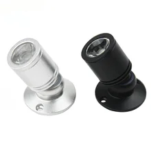 1 шт. Светодиодный точечный светильник, мини светодиодный потолочный светильник, AC85-265V-белая осветительная лампа для шкафа, прилавка для витрины