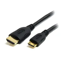 StarTech.com Кабель HDMI de alta velocidad con Ethernet 50 см-HDMI Mini HDMI-мачо, 0,5 м, HDMI Тип (Стандартный)
