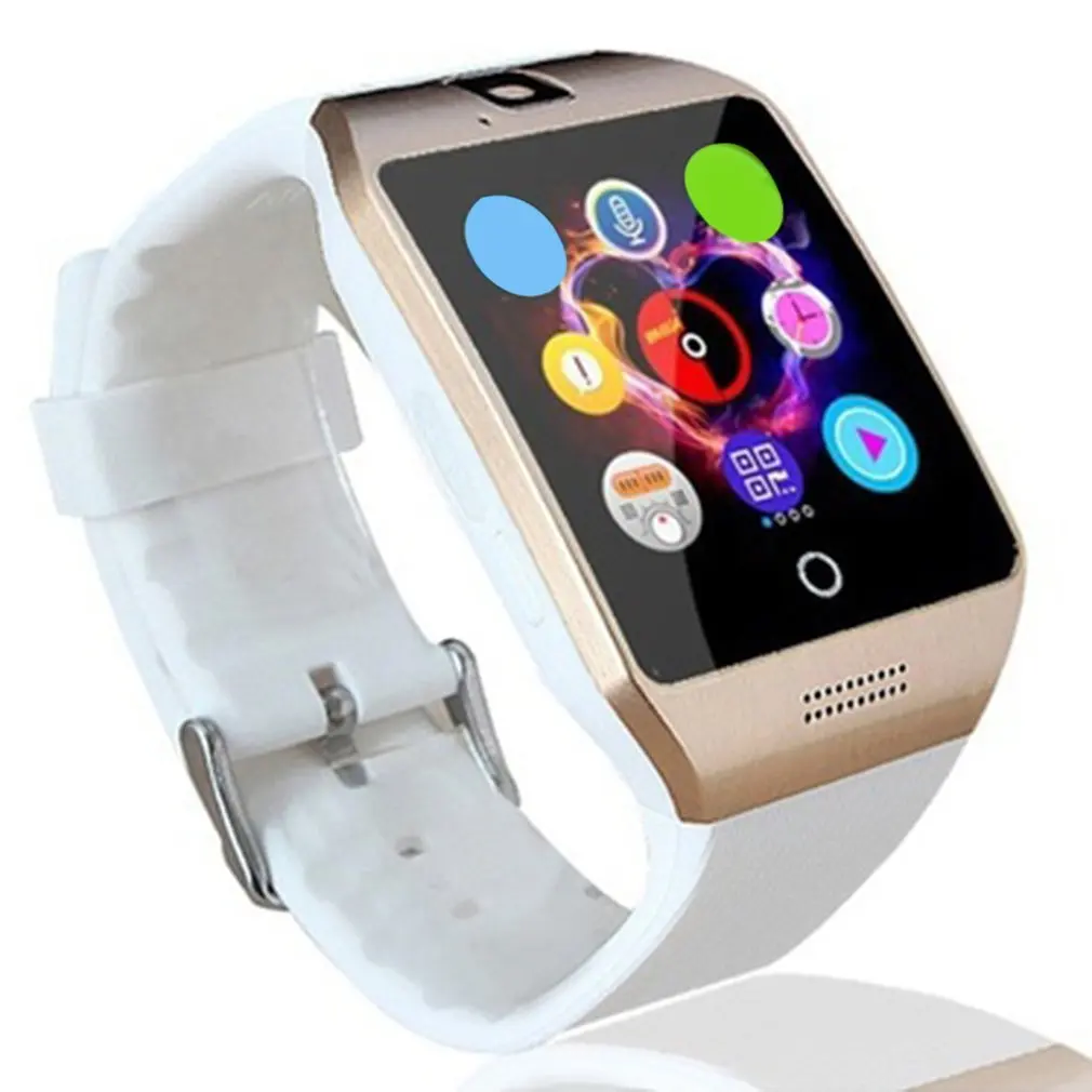 Смарт часы Smartch NFC Q18S Arc с sim картой TF Bluetooth подключение для iphone умные телефона на