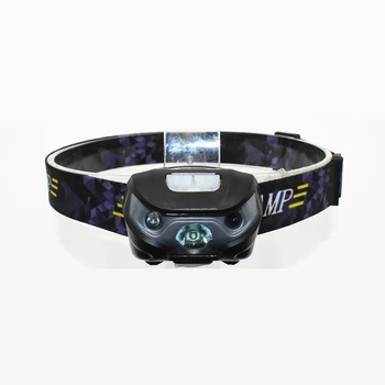 

Mini Rechargeable LED Headlamp 300Lm Body Motion Sensor Headlight Camping Flashlight Head Light Torch Lamp With USB Cable