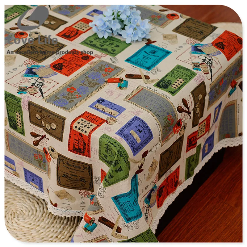 Linen dining Table Cloth Tablecloth Table Covers Mantel Lace Tablecloth