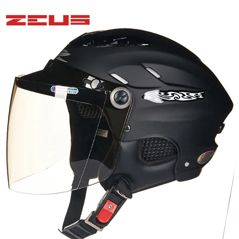 ZEUS мотоциклетный шлем летние мотоциклетные линзы с УФ-защитой винтажные Sctoor половина шлем ruby - Цвет: 14