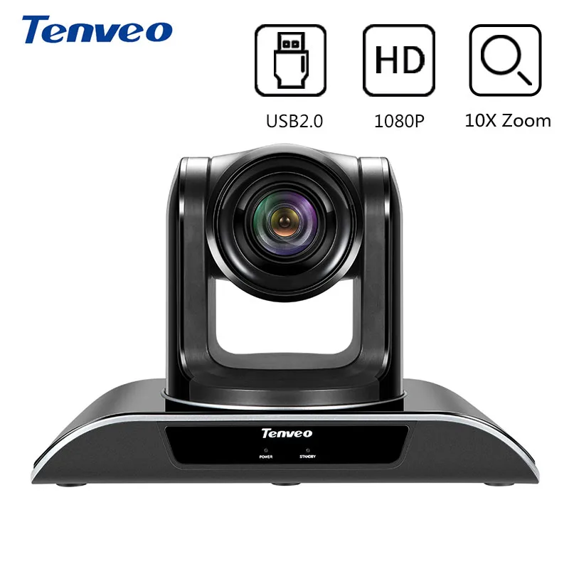 Câmera de Vídeo Quarto de Amontoamento H.264 para Tele-educação Tenveo Zoom Conferência Ptz Usb Completo hd Cam Medicina Vhd102u 10x 1080p