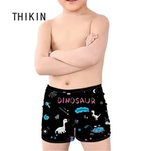 THIKIN/плавки для детей; Мультяшные Животные Динозавр; детские летние купальные костюмы с принтом; Купальные пляжные костюмы