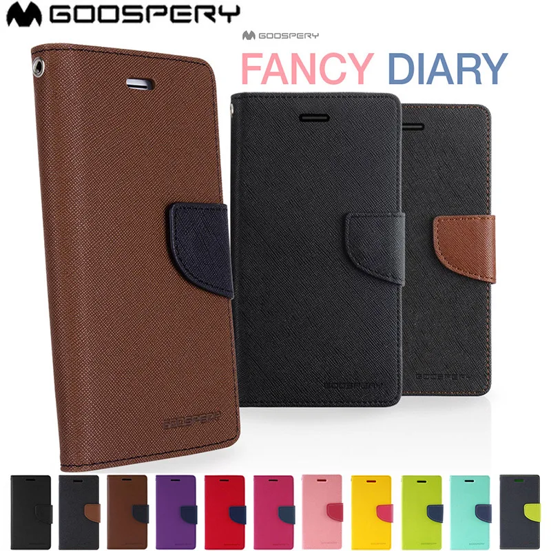 

Original Mercury Goospery Color Fancy Diary Flip Wallet Case Cover for Samsung Galaxy S10 S10 Plus S10e S10+