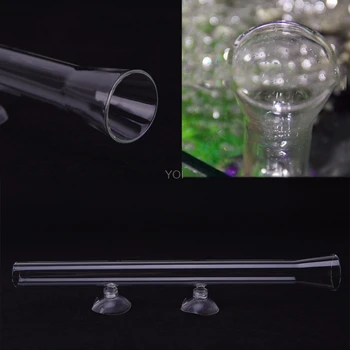 

1Pc Glass Practical Shrimp Feeding Food Glass Tube Suction For Aquarium Fish Tank Supply 25cm/30cm/35cm/40cm High Quality