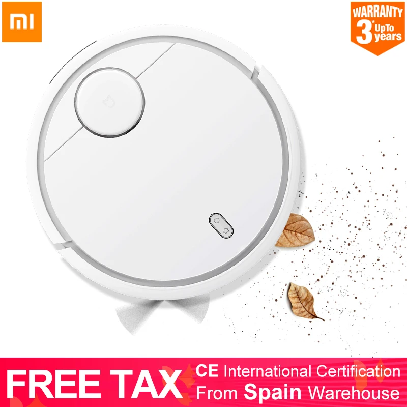 

Spain Russia Global Version XIAOMI MI Robot Vacuum Cleaner MI Robotic Smart Planned App Control Auto Charge LDS Scan Mapping